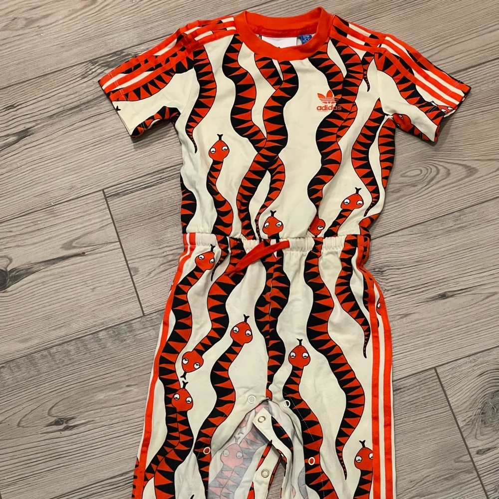 Adidas x Mini Rodini Snake Jumpsuit US size 2T
